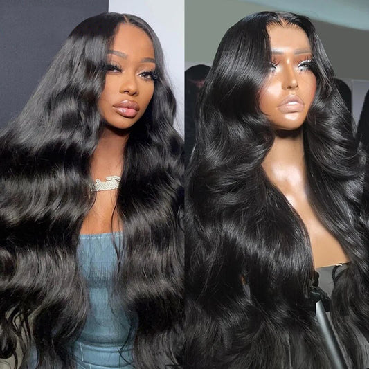 Body Wave 6x6 HD Lace Closure Wigs Glueless Human Hair Deep Part Lace Wig