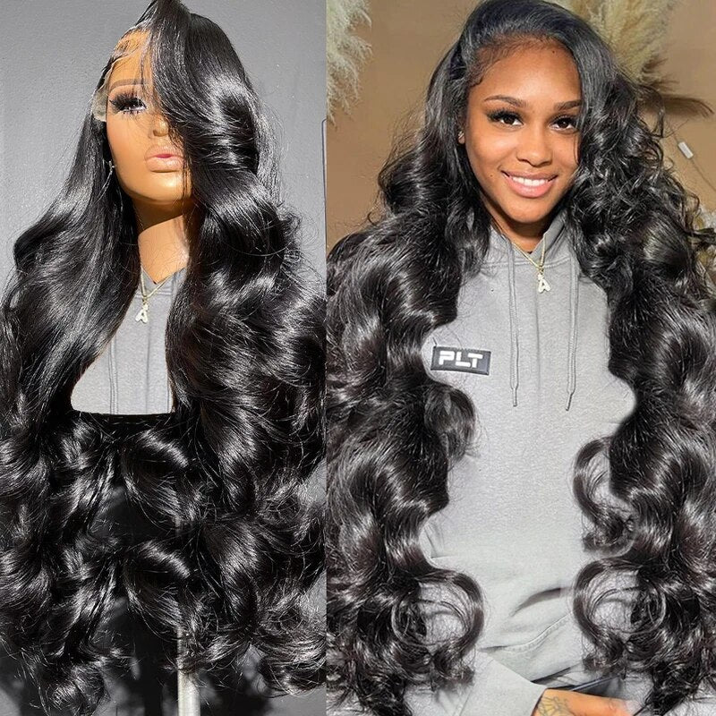 Glueless Body Wave Lace Front Wig 13x4 HD Transparent Lace Human Hair Wigs Pre Plucked Ready To Wear Wig