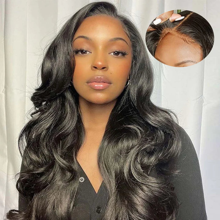 HD Lace Body Wave 13X6 Lace Front Wig Pre Cut Lace Wig Quick & Easy Install Put On and Go Glueless Wigs