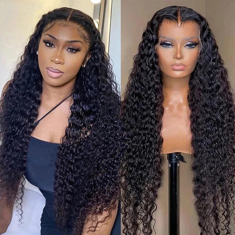 OneMore HD Lace Wig Deep Wave 5x5 Closure Wig Small Head Friendly Bleached Knots Human Hair Wigs