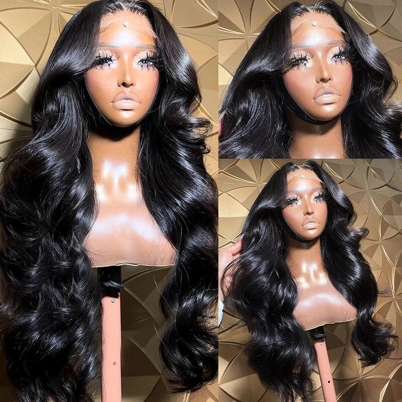 Body Wave 6x6 HD Lace Closure Wigs Glueless Human Hair Deep Part Lace Wig