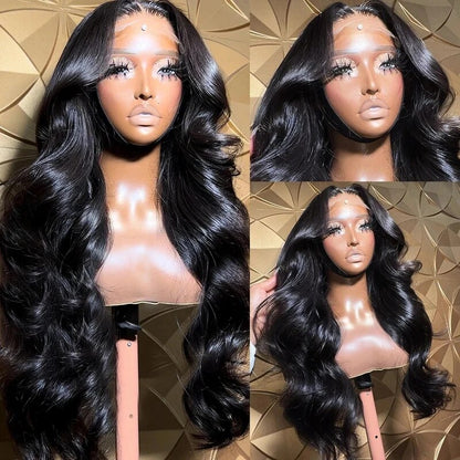 Body Wave 6x6 HD Lace Closure Wigs Glueless Human Hair Deep Part Lace Wig