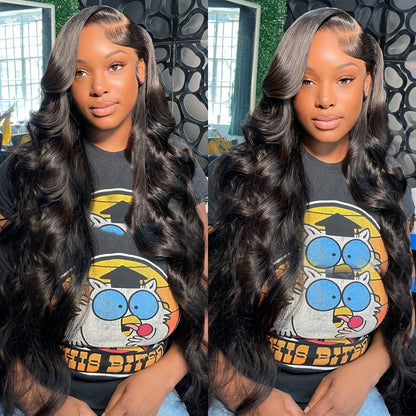 Body Wave 6x6 HD Lace Closure Wigs Glueless Human Hair Deep Part Lace Wig