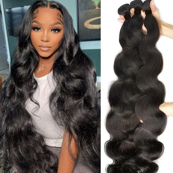 OneMore Natural Color Brazilian Hair Body Wave Hair 4 Bundles Pack