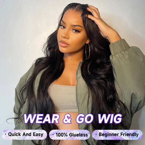 Pre Cut Lace Wigs Body Wave 5x5 Closure Wig Glueless Human Hair Wigs for Beginners