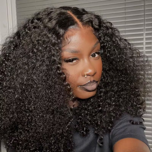 OneMore Glueless Kinky Curly 13x4 Bob Lace Front Wig Pre Bleached Tiny Knots Ready To Wear Wig