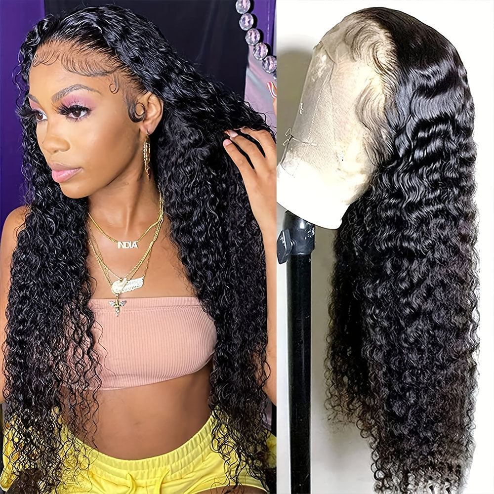 Water Wave Human Hair Wigs HD Lace Wigs 13x4 Lace Frontal Wig