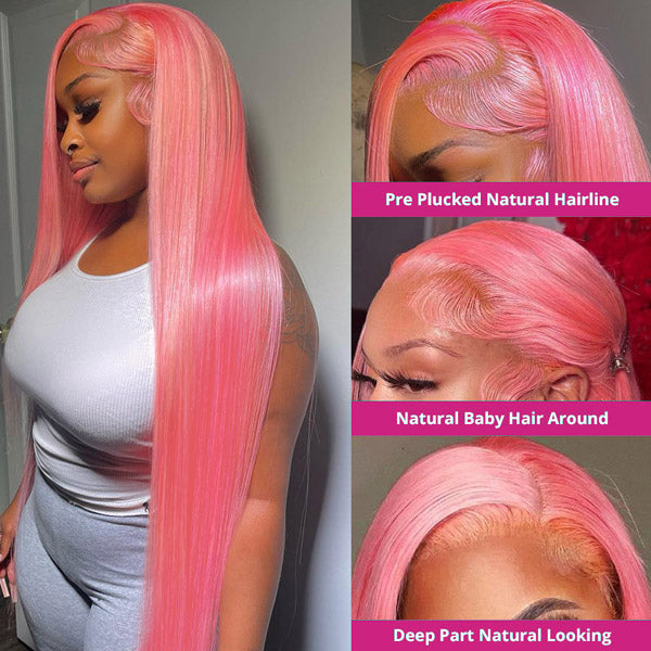 Pink Wig 13*4 HD Lace Wig