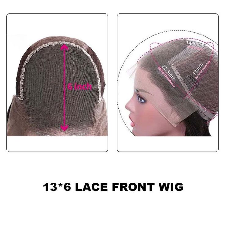 Kinky Straight Lace Wig Yaki Human Hair Wigs 13x6 Lace Frontal Wig