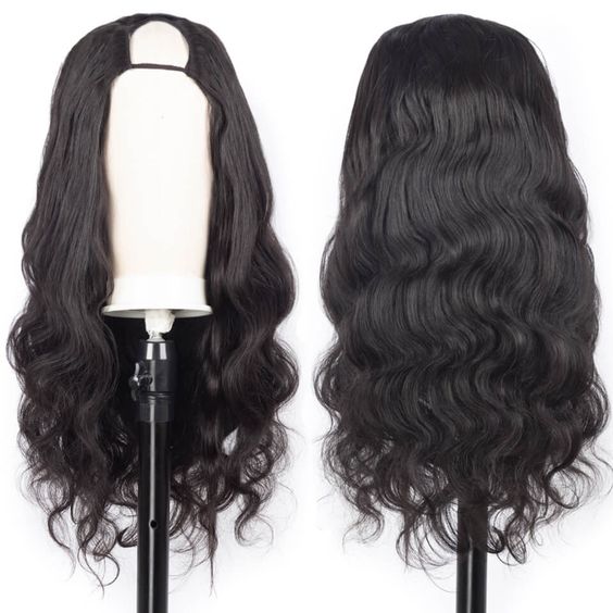 Afforadble U Part Wig Body Wave Human Hair Wigs for Women Glueless Wigs V Part Wig