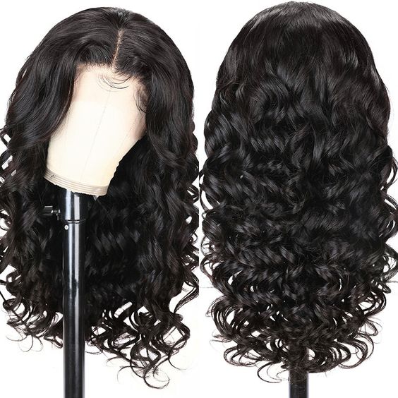 Loose Wave Wig 13x4 Lace Front Wig Invisible HD Transparent Lace Frontal Wigs