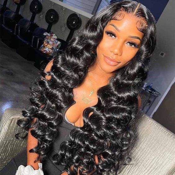 Loose Wave Wig 13x4 Lace Front Human Hair Wigs 250% Density