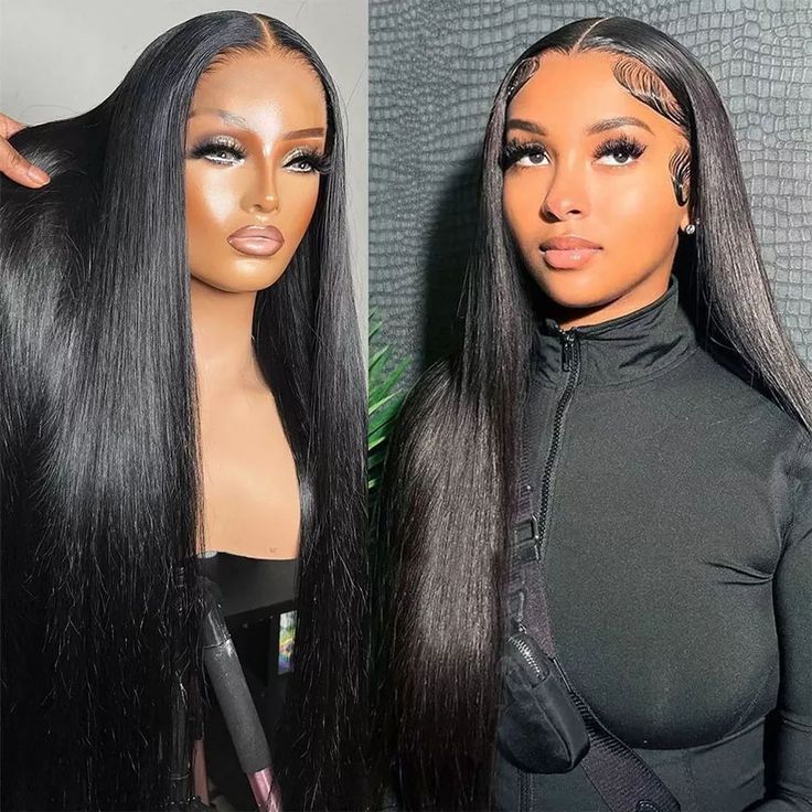 Straight Hair 5x5 Closure Wig Transparent Lace Glueless Human Hair Wigs Pre Plucked with Baby Hair