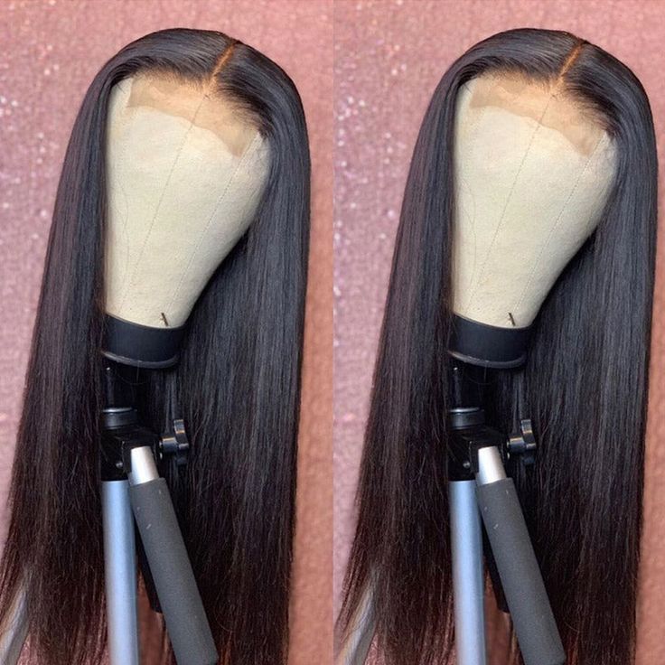 Straight Hair 5x5 Closure Wig Transparent Lace Glueless Human Hair Wigs Pre Plucked with Baby Hair