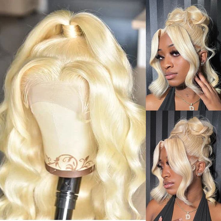 Blonde Lace Front Wig Body Wave Full Lace Wigs Glueless 13x4 Lace Front Wigs for Women