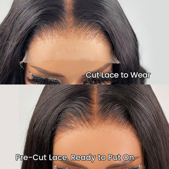 HD Lace Body Wave 13X6 Lace Front Wig Pre Cut Lace Wig Quick & Easy Install Put On and Go Glueless Wigs