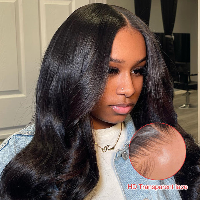 HD Lace Body Wave 13X6 Lace Front Wig Pre Cut Lace Wig Quick & Easy Install Put On and Go Glueless Wigs