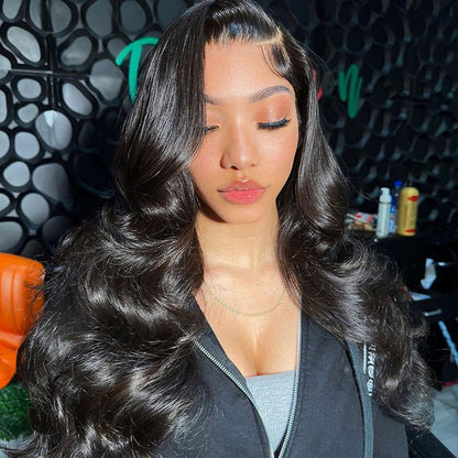 HD Lace Body Wave 13X6 Lace Front Wig Pre Cut Lace Wig Quick & Easy Install Put On and Go Glueless Wigs