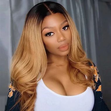 2 Tone Ombre Color Hair