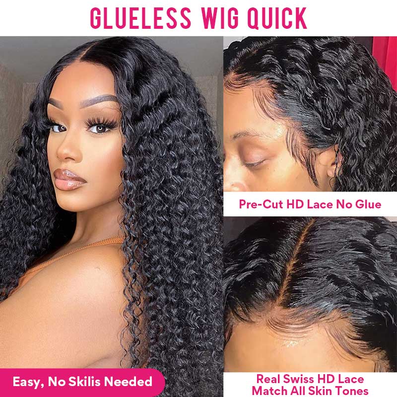 Beginner Friendly Lace Wig 4¡Á4 Glueless Lace Wig