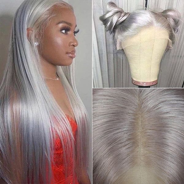 colored 13x4 lace front human hair wig