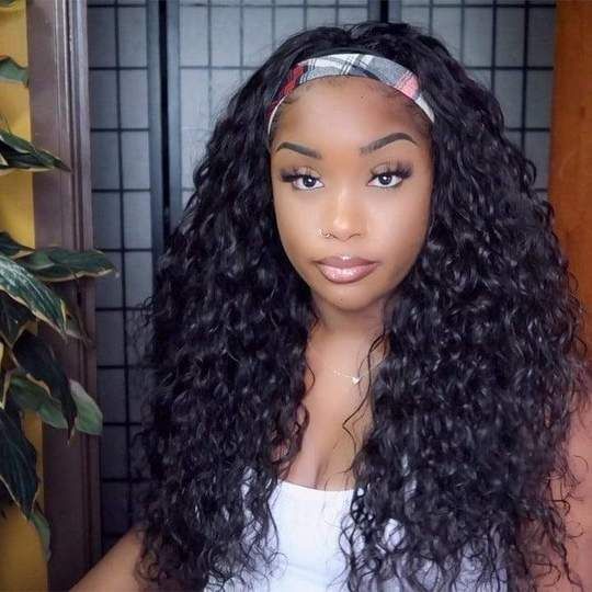 Headband Wig Human Hair