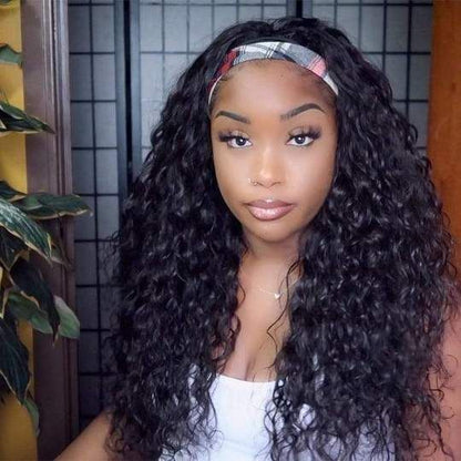 Headband Wig Human Hair