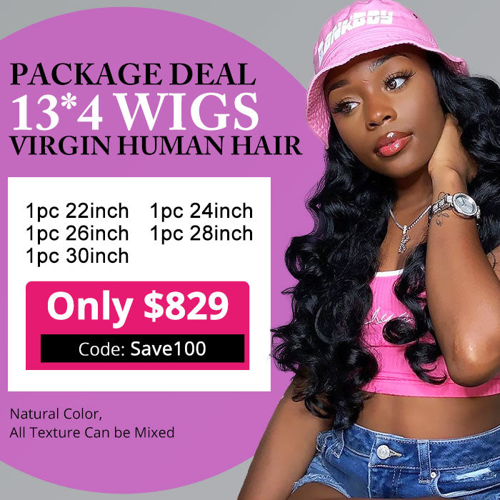 13*4 Wig Package Deal