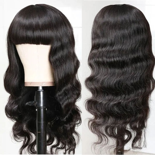 Glueless Wig with Bangs