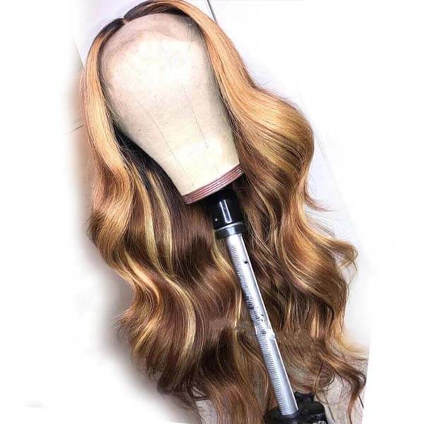 Highlight Wig Transparent Lace Part Wig