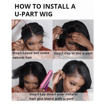 u part wig install