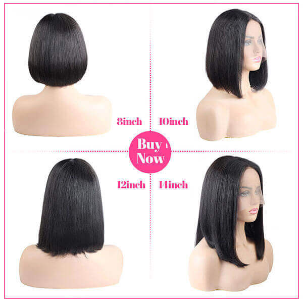Short Bob Wig Human Hair 