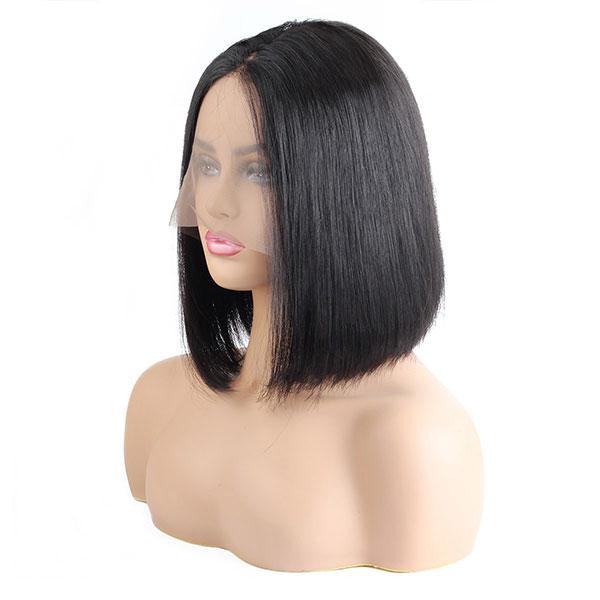Transparent Lace Straight Bob
