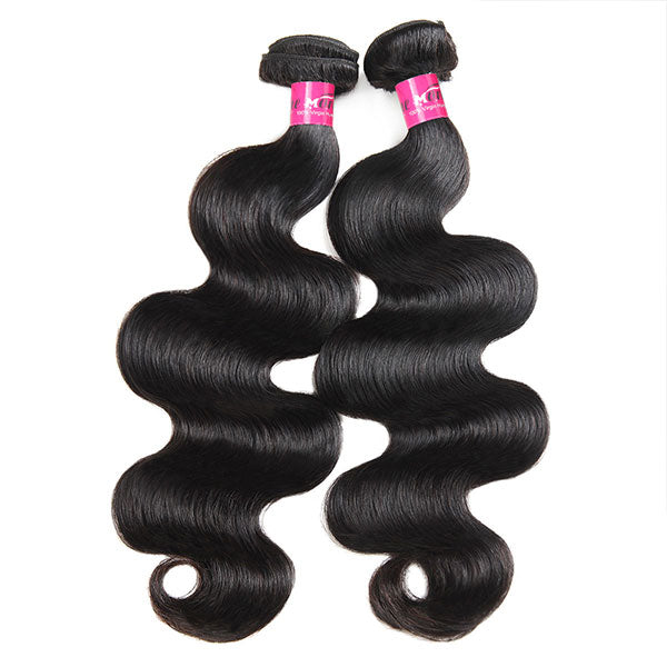 Peruvian Body Wave Hair 360 Lace Frontal with 2 Bundles Hair