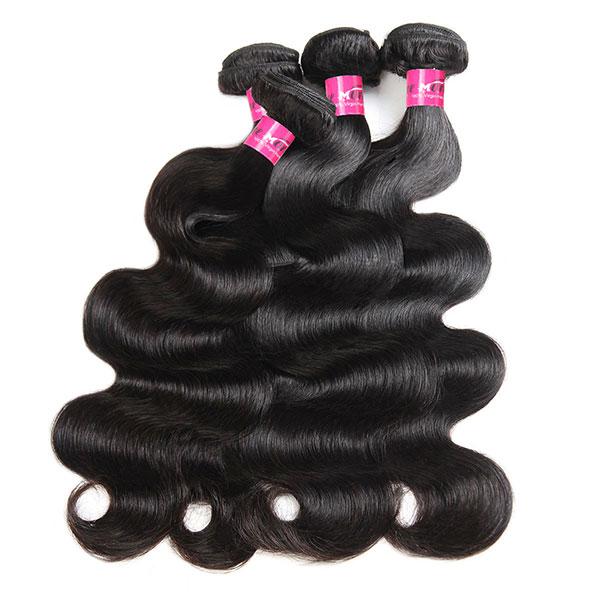 One More 10A Virgin Remy Brazilian Body Wave Hair 4 Bundles Deal - OneMoreHair