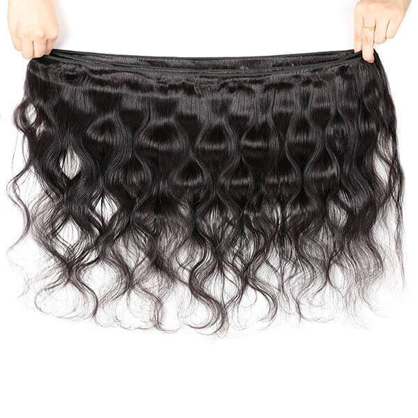 Virgin Peruvian Hair Body Wave 3 Bundles Human Hair Weave - OneMoreHair