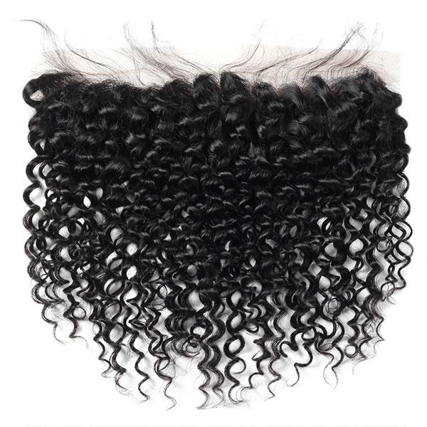 Virgin Brazilian Curly Hair 4 Bundles with 13*4 Lace Frontal Closure One More - OneMoreHair