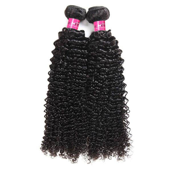 One More 10A Brazilian Hair Curly Hair 2 Bundles with 360 Lace Frontal Deals - OneMoreHair