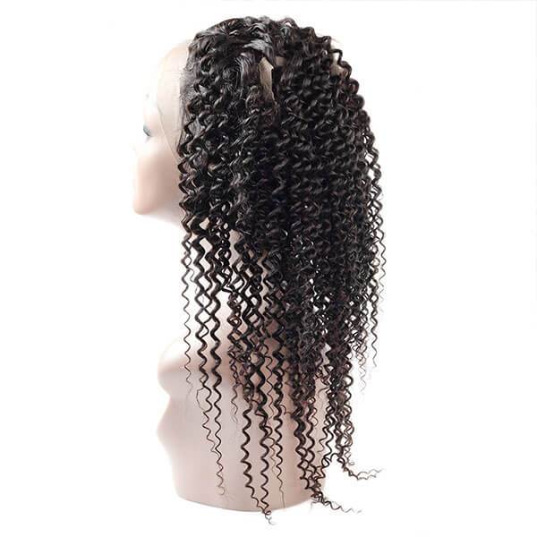 Curly Hair 3 Bundles with 360 Lace Frontal 10A One More Hair - OneMoreHair
