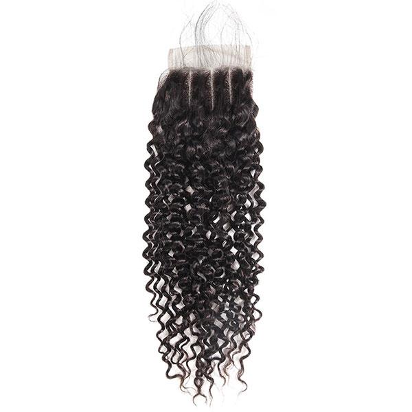 Virgin Brazilian Hair Curly Hair 4*4 Lace Closure 1 Piece - OneMoreHair