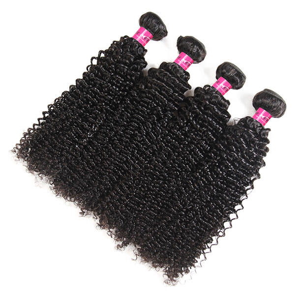 One More Malaysian Curly Human Hair Weave 4 Bundles