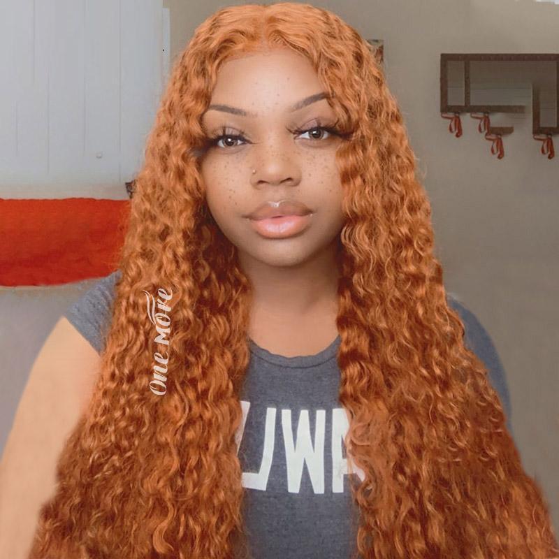 Ginger Color Lace Front Human Hair Wigs