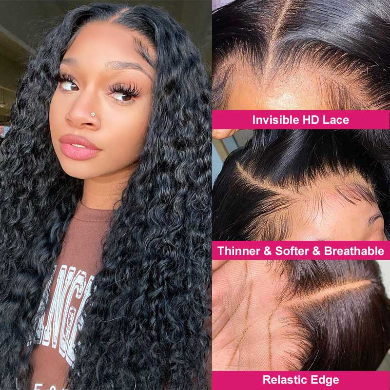 13x4 Frontal Wig 30Inch water wave